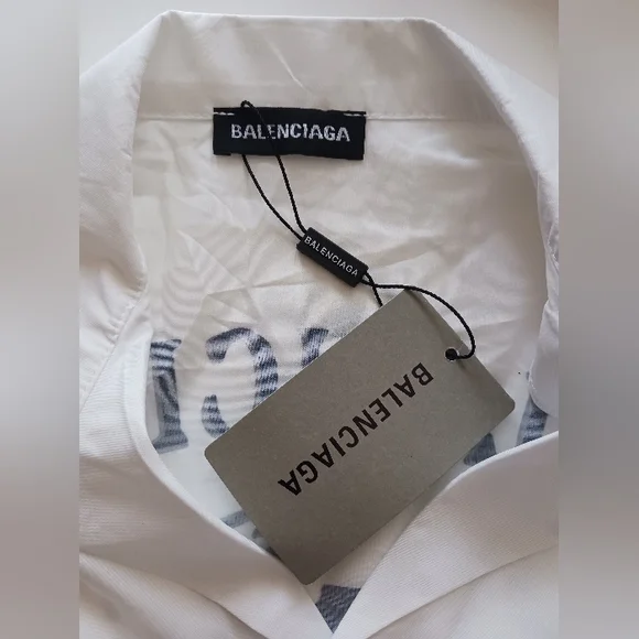 NWT Fashion Design Like Balenciaga X Arcteryx Button Down Shirt Size M - Picture 3 of 6
